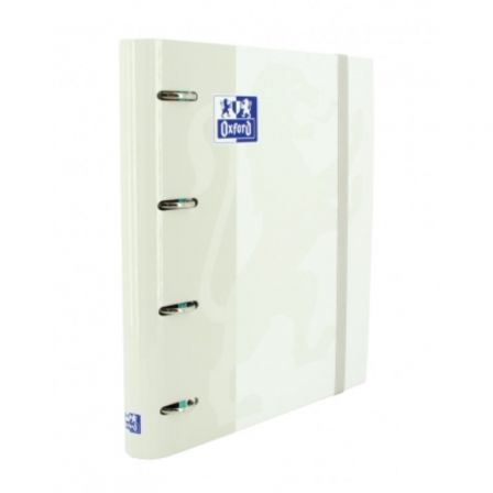 Oxford Europeanbinder Classic Carpeta de Anillas A4+ con Recambio Blanco